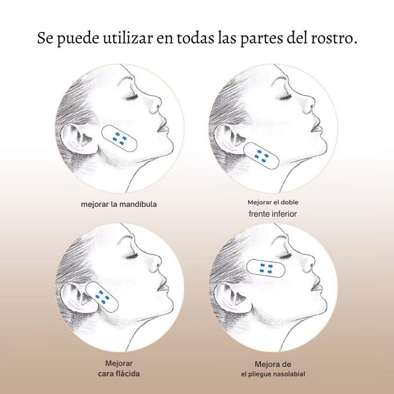 Cinta Lifting Facial Invisible para un delicado rostro en forma de V