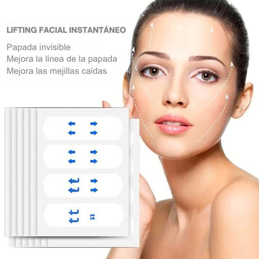 Cinta Lifting Facial Invisible para un delicado rostro en forma de V