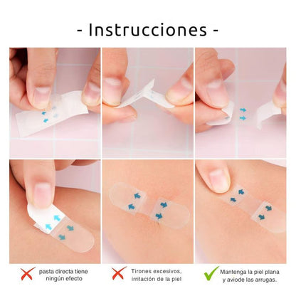 Cinta Lifting Facial Invisible para un delicado rostro en forma de V